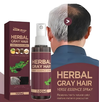 𝗛𝗲𝗿𝗯𝗮𝗹 𝗚𝗿𝗮𝘆 𝗛𝗮𝗶𝗿 𝗩𝗲𝗿𝘀𝗲 𝗘𝘀𝘀𝗲𝗻𝗰𝗲 𝗦𝗽𝗿𝗮𝘆 𝟭𝟬𝟬𝗺𝗹, 𝗗𝗮𝗿𝗸 𝗔𝗻𝘁𝗶 ...